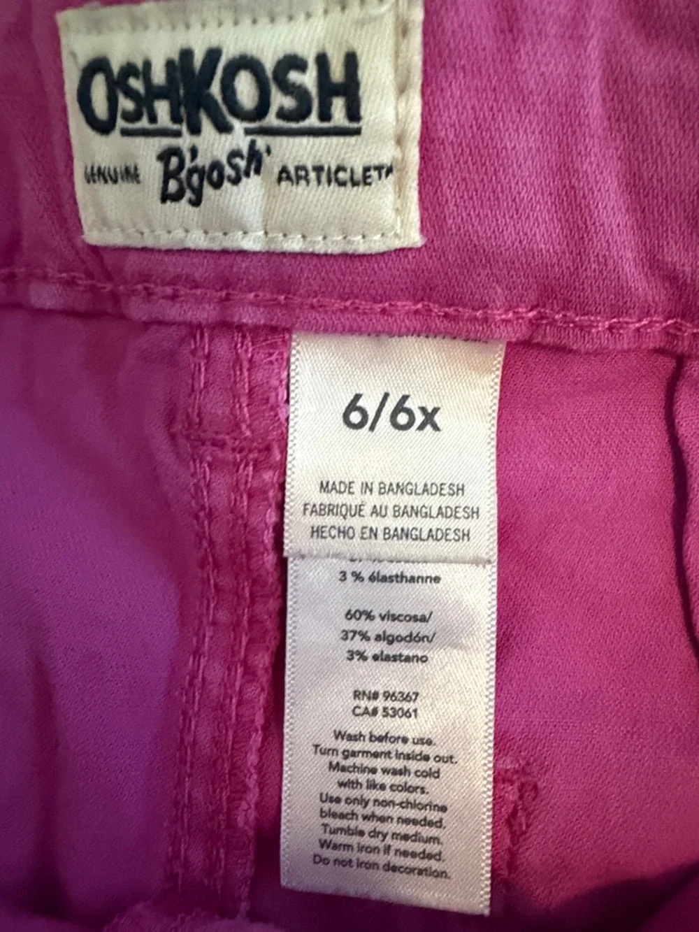 Oshkosh B’Gosh Pink Pants